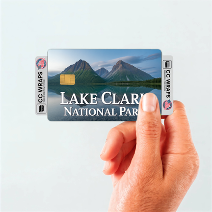 2PK Lake Clark National Park Credit Card Vinyl Skin Decal