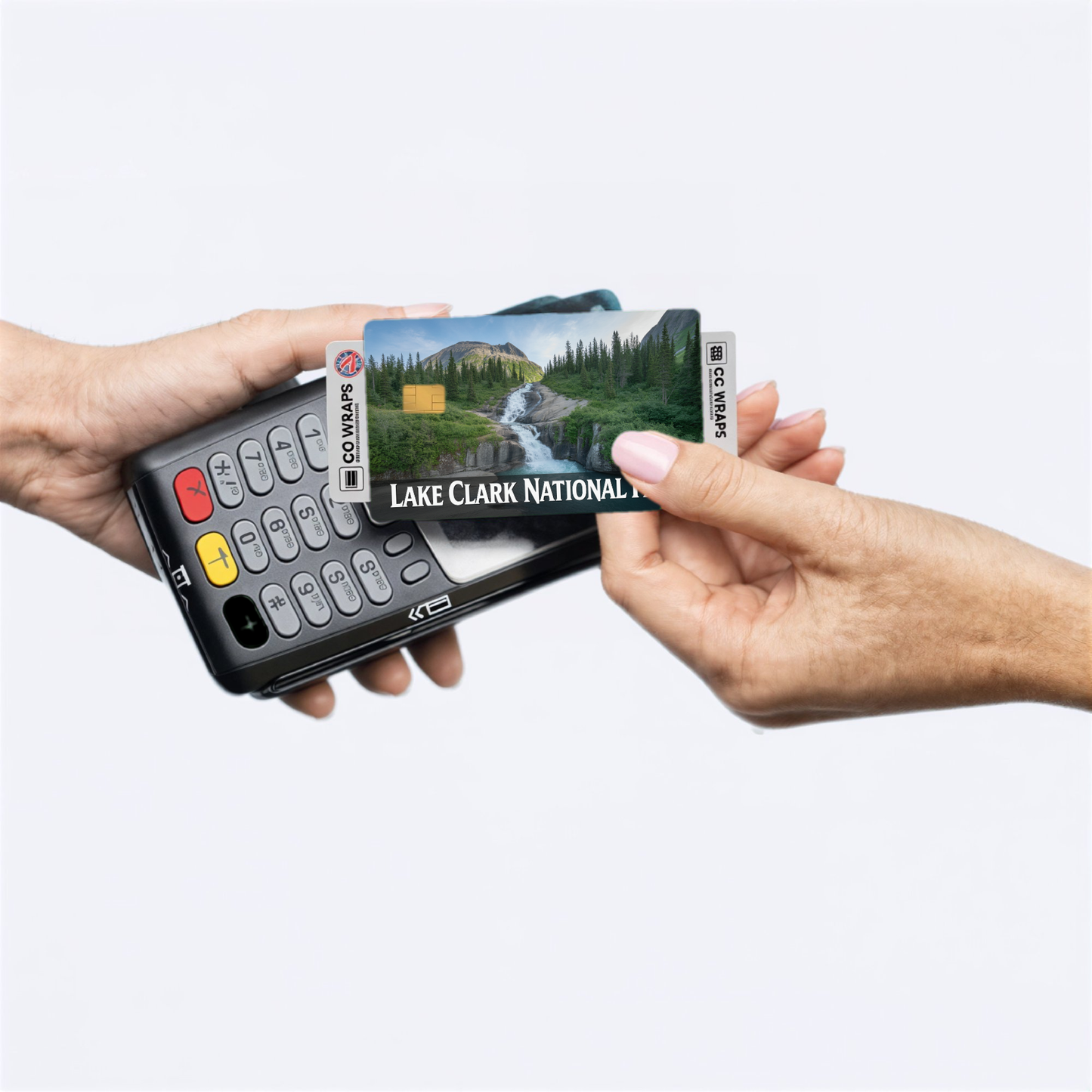 2PK Lake Clark National Park Credit Card Vinyl Skin Decal