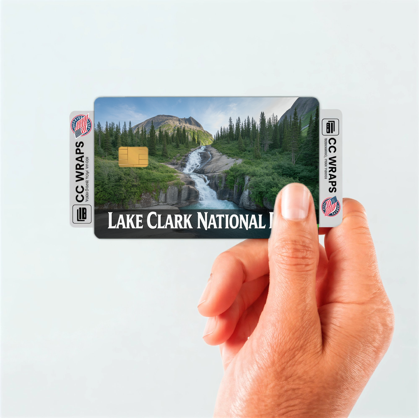 2PK Lake Clark National Park Credit Card Vinyl Skin Decal