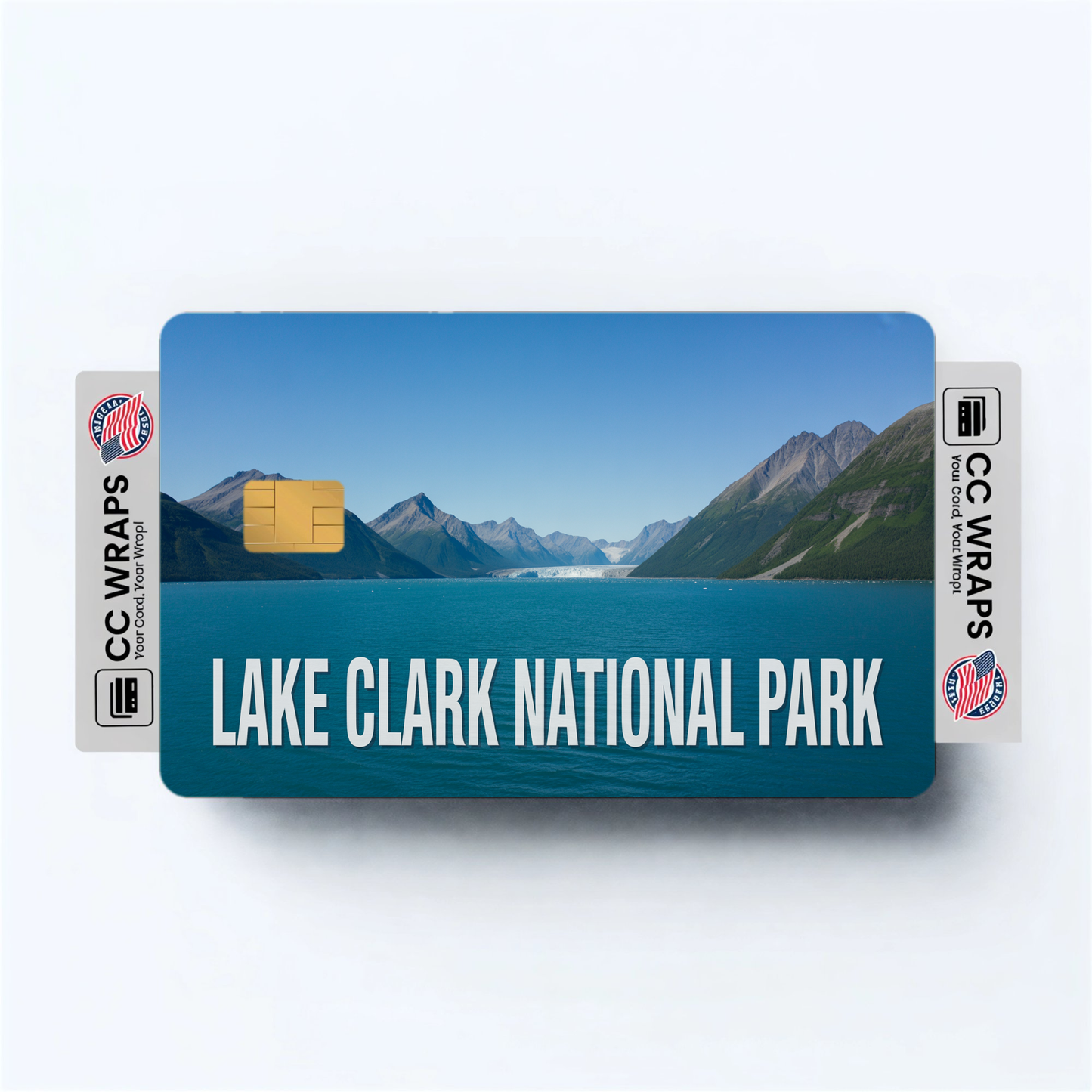 2PK Lake Clark National Park Credit Card Vinyl Skin Decal