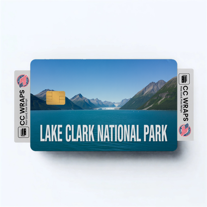 2PK Lake Clark National Park Credit Card Vinyl Skin Decal