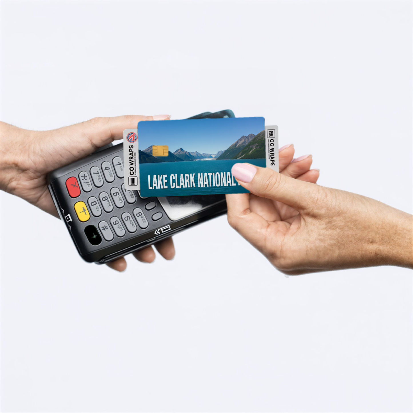 2PK Lake Clark National Park Credit Card Vinyl Skin Decal