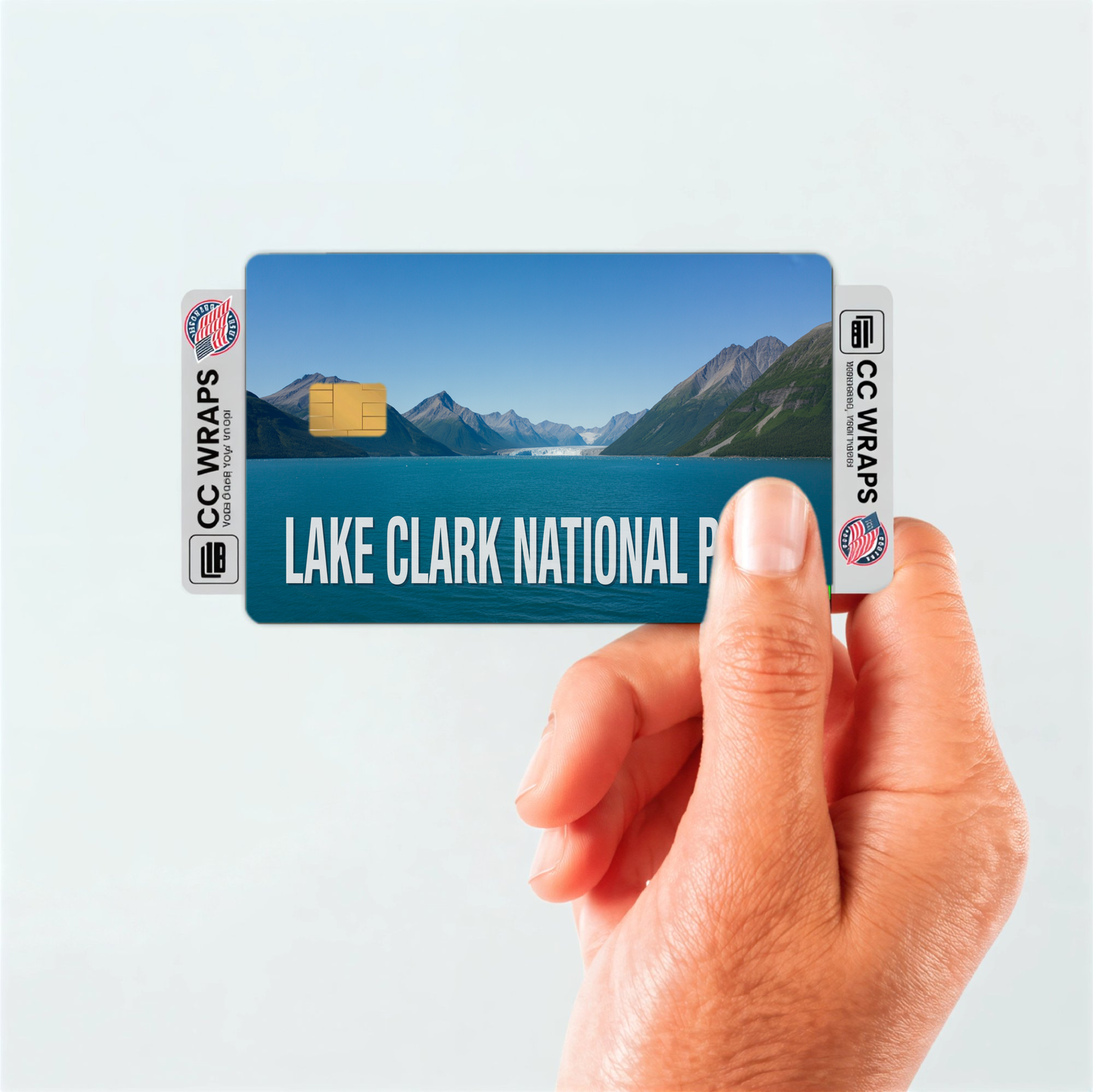 2PK Lake Clark National Park Credit Card Vinyl Skin Decal