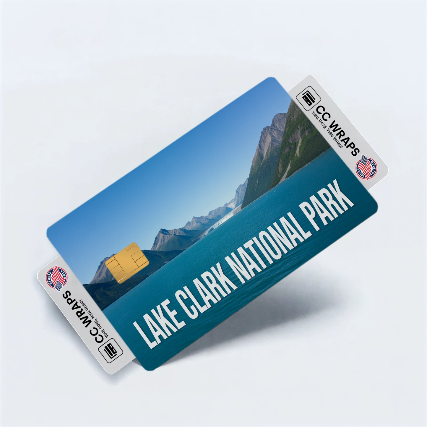 2PK Lake Clark National Park Credit Card Vinyl Skin Decal