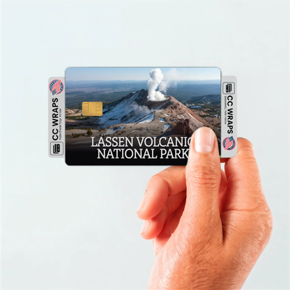 2PK Lassen Volcanic National Park Credit Card Vinyl Skin Decal