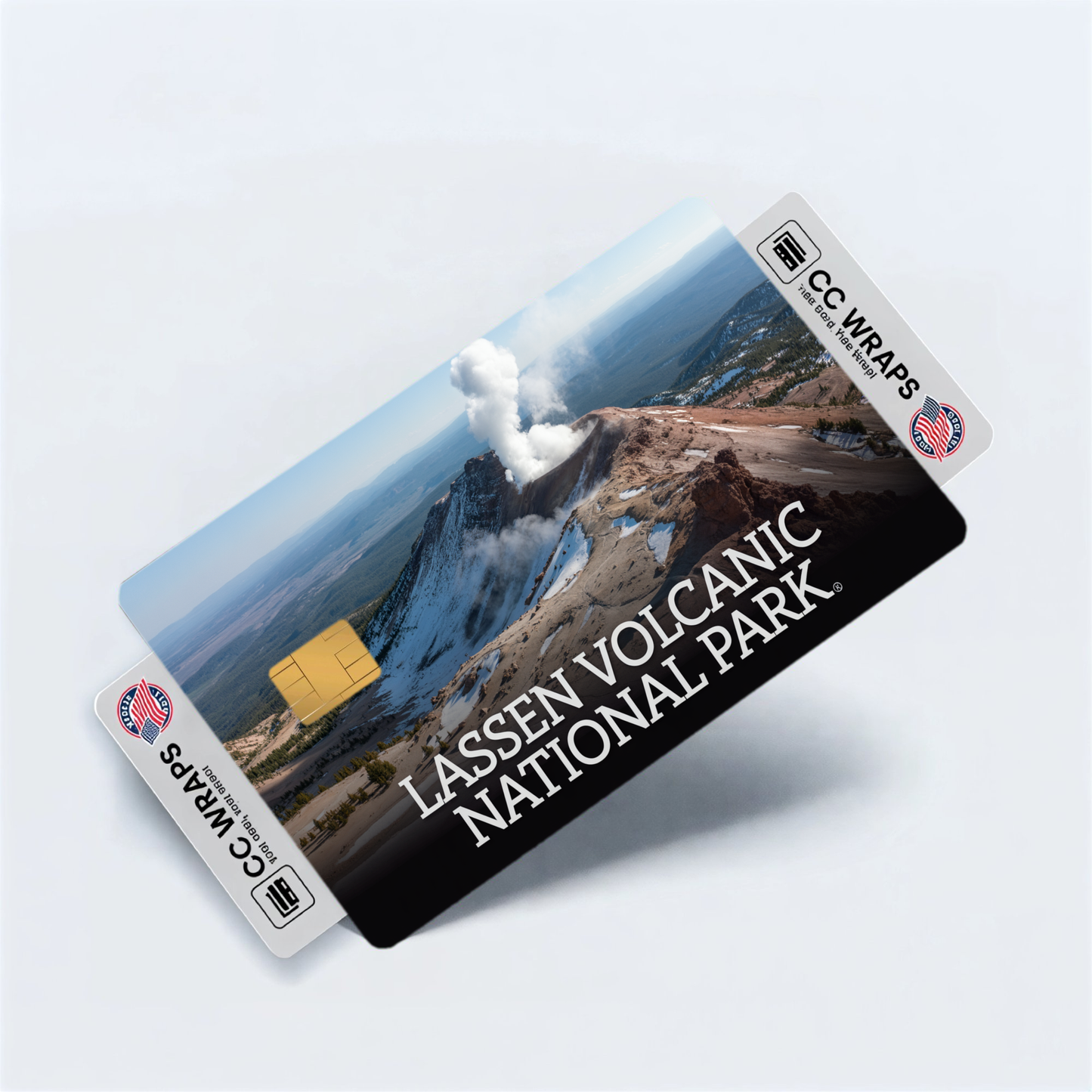 2PK Lassen Volcanic National Park Credit Card Vinyl Skin Decal
