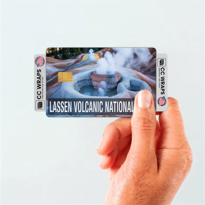 2PK Lassen Volcanic National Park Credit Card Vinyl Skin Decal