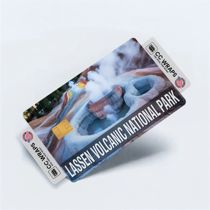 2PK Lassen Volcanic National Park Credit Card Vinyl Skin Decal