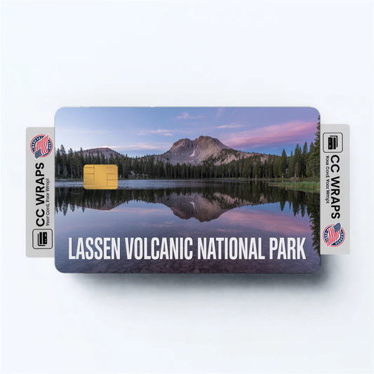 2PK Lassen Volcanic National Park Credit Card Vinyl Skin Decal