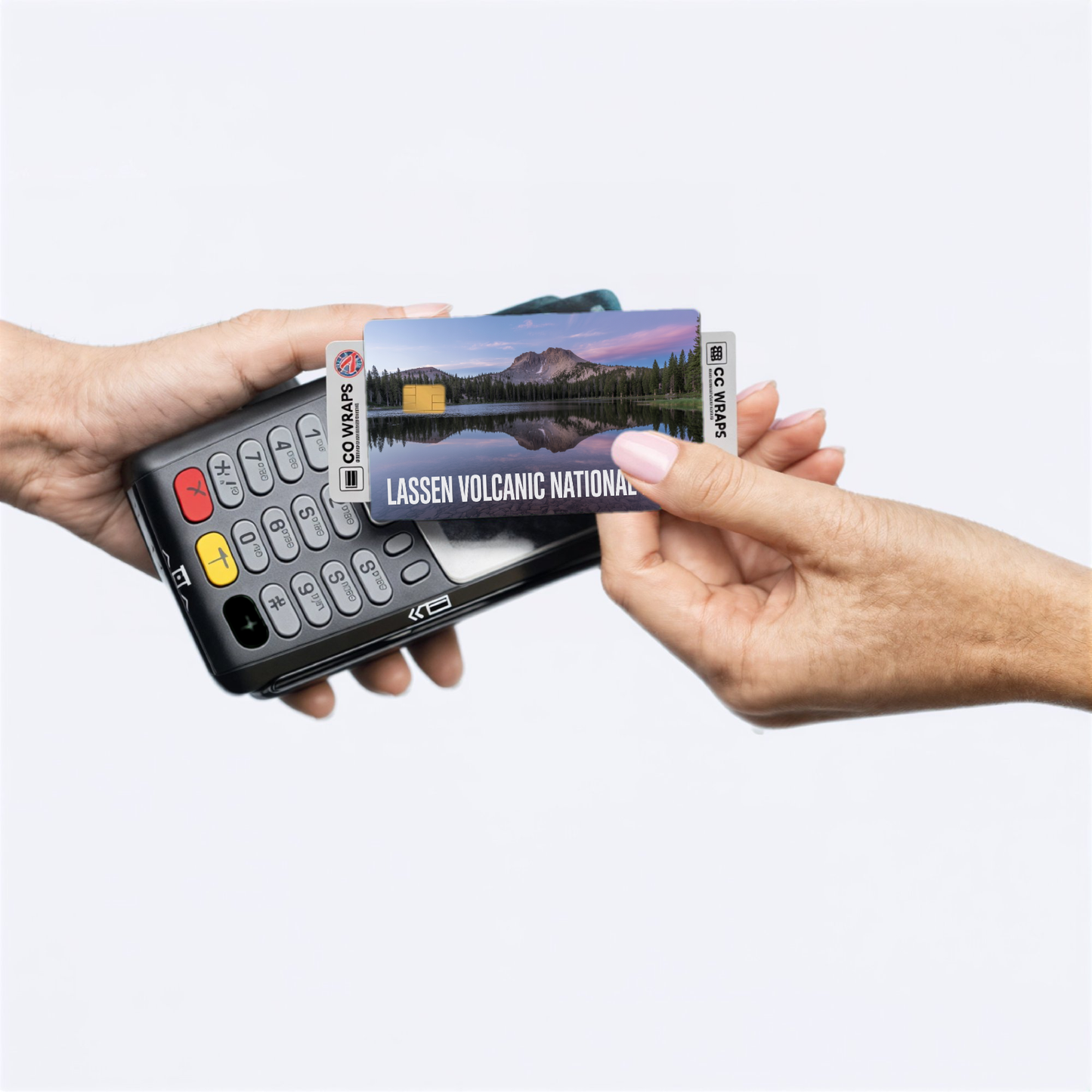 2PK Lassen Volcanic National Park Credit Card Vinyl Skin Decal