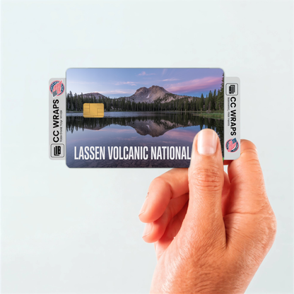 2PK Lassen Volcanic National Park Credit Card Vinyl Skin Decal