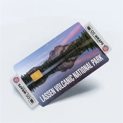 2PK Lassen Volcanic National Park Credit Card Vinyl Skin Decal