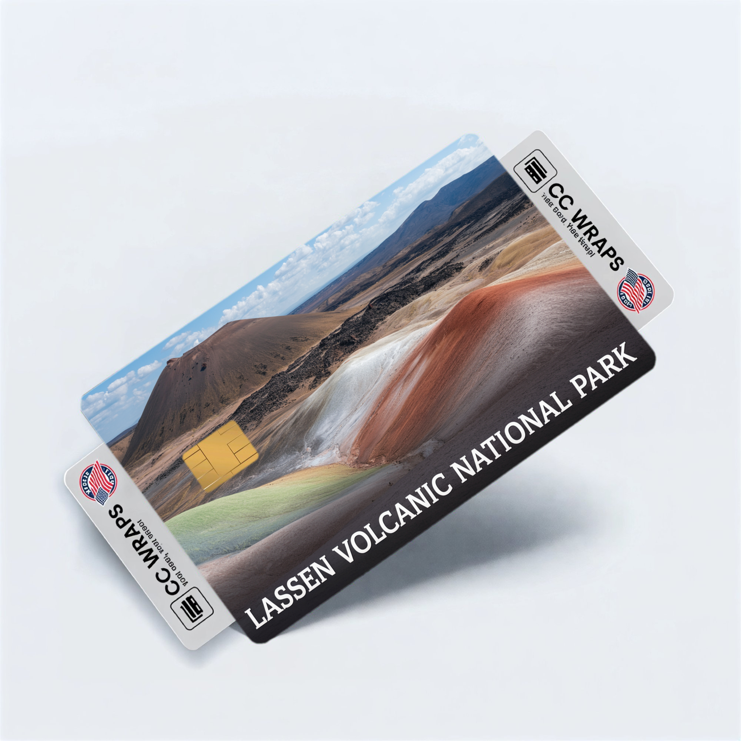 2PK Lassen Volcanic National Park Credit Card Vinyl Skin Decal
