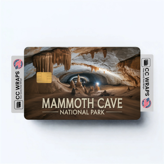2PK Mammoth Cave National Park Credit Card Vinyl Skin Decal