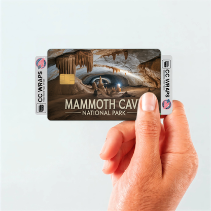 2PK Mammoth Cave National Park Credit Card Vinyl Skin Decal