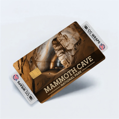 2PK Mammoth Cave National Park Credit Card Vinyl Skin Decal