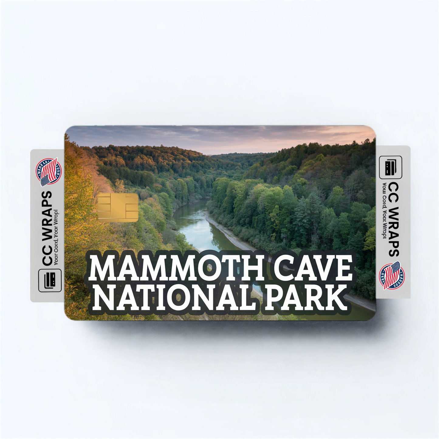 2PK Mammoth Cave National Park Credit Card Vinyl Skin Decal