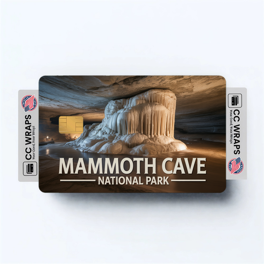 2PK Mammoth Cave National Park Credit Card Vinyl Skin Decal