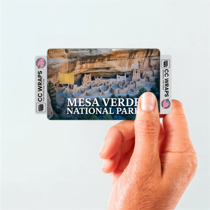 2PK Mesa Verde National Park Credit Card Vinyl Skin Decal