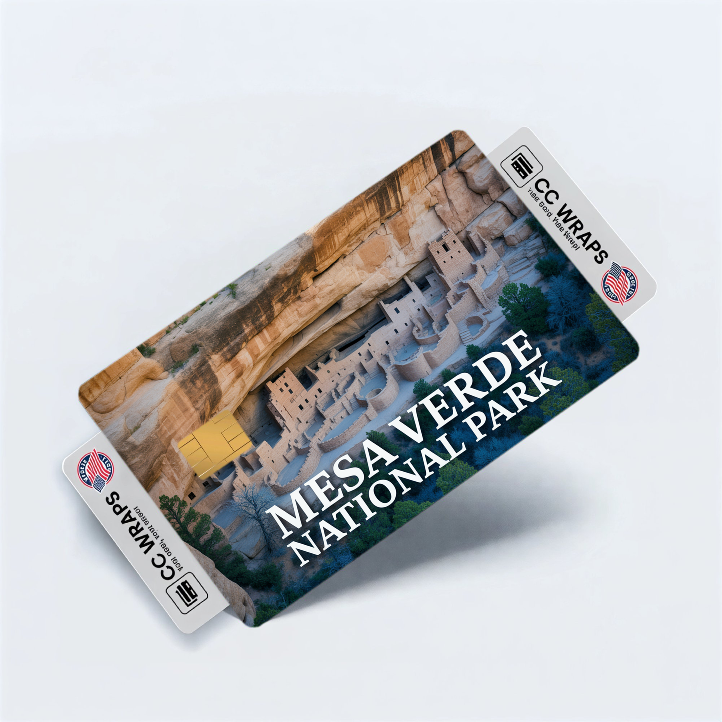 2PK Mesa Verde National Park Credit Card Vinyl Skin Decal