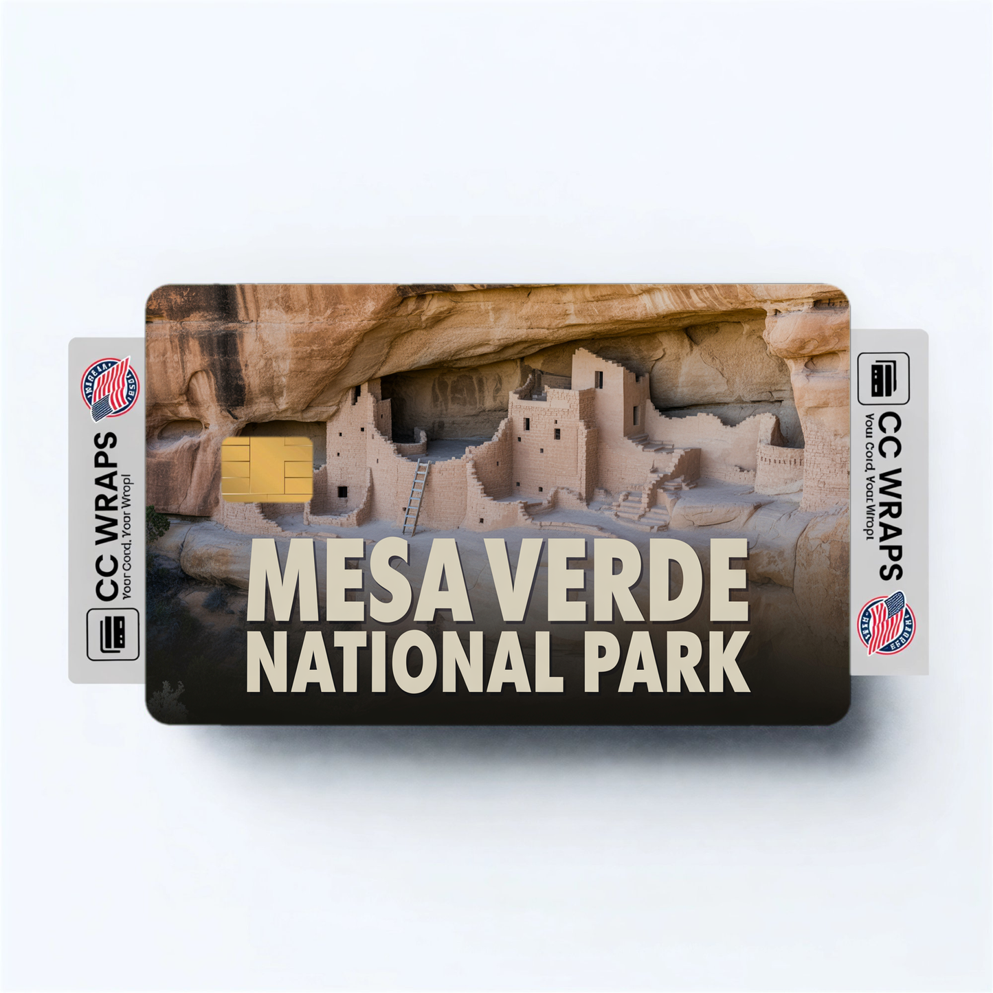 2PK Mesa Verde National Park Credit Card Vinyl Skin Decal