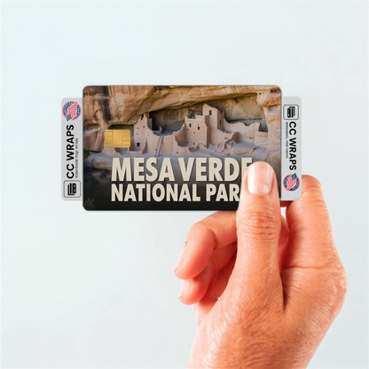 2PK Mesa Verde National Park Credit Card Vinyl Skin Decal