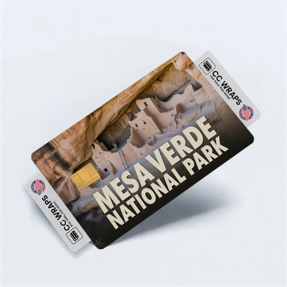 2PK Mesa Verde National Park Credit Card Vinyl Skin Decal