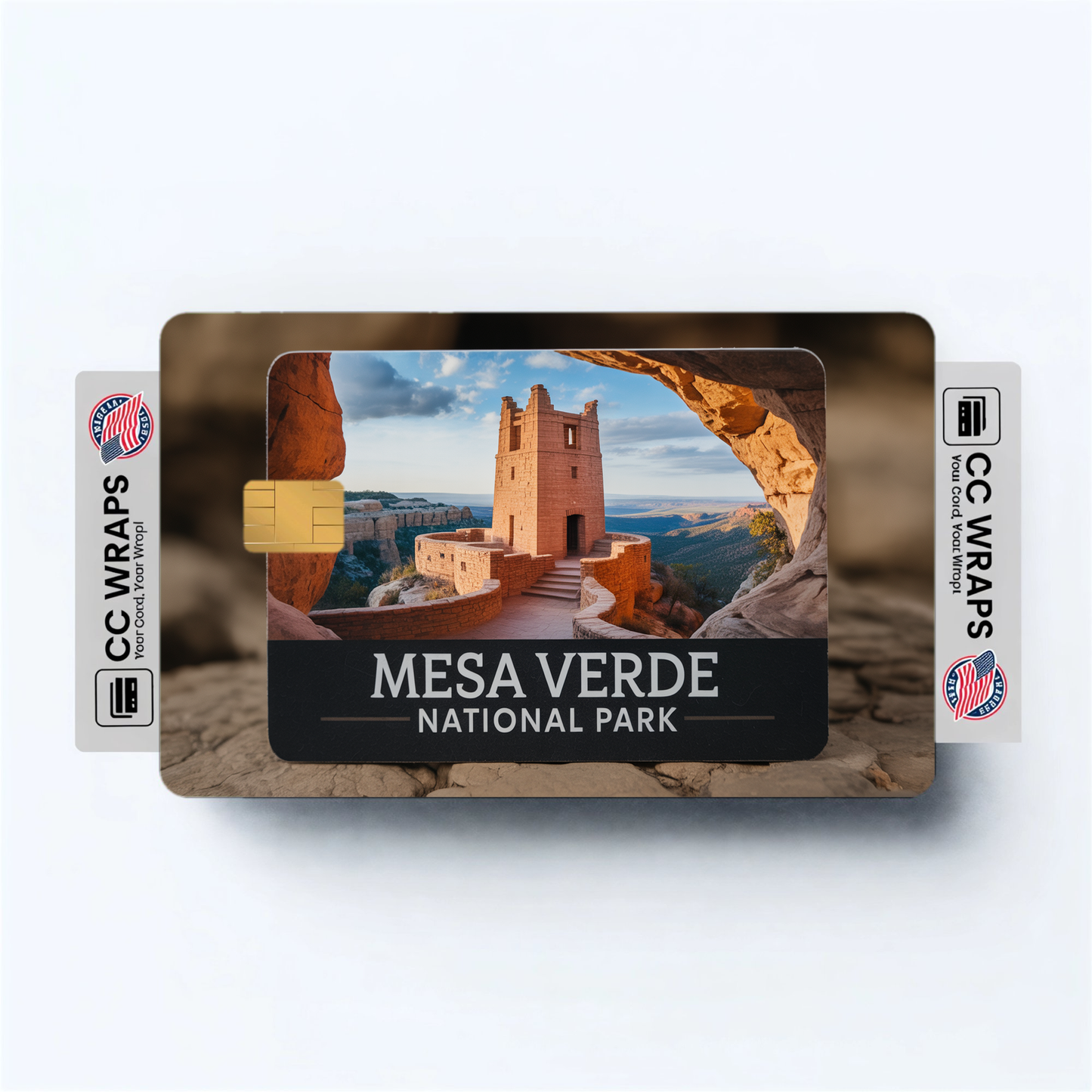 2PK Mesa Verde National Park Credit Card Vinyl Skin Decal