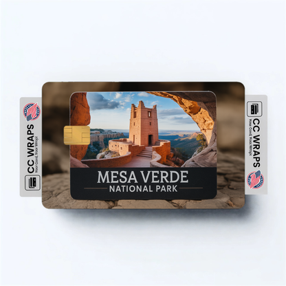 2PK Mesa Verde National Park Credit Card Vinyl Skin Decal