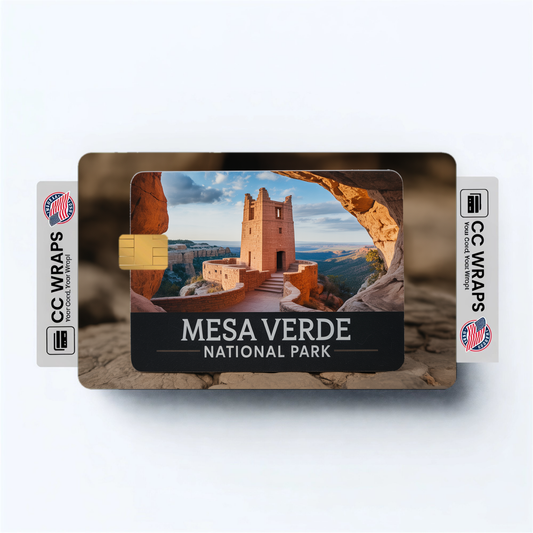 2PK Mesa Verde National Park Credit Card Vinyl Skin Decal