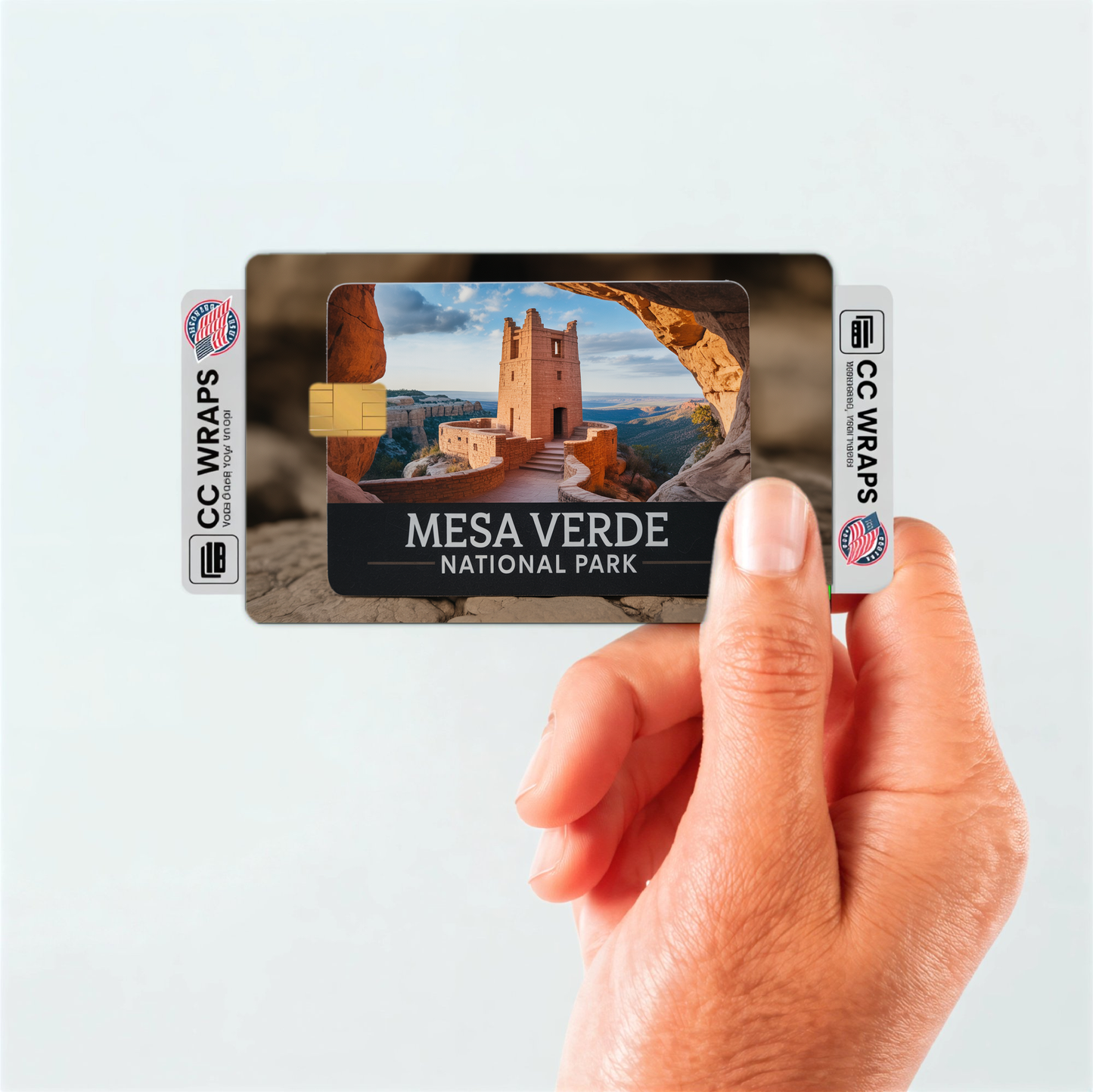 2PK Mesa Verde National Park Credit Card Vinyl Skin Decal