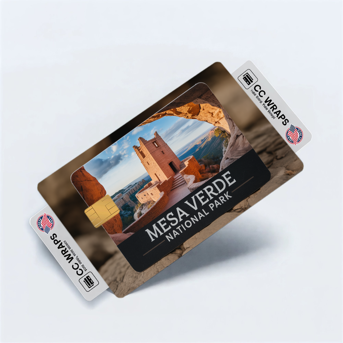 2PK Mesa Verde National Park Credit Card Vinyl Skin Decal