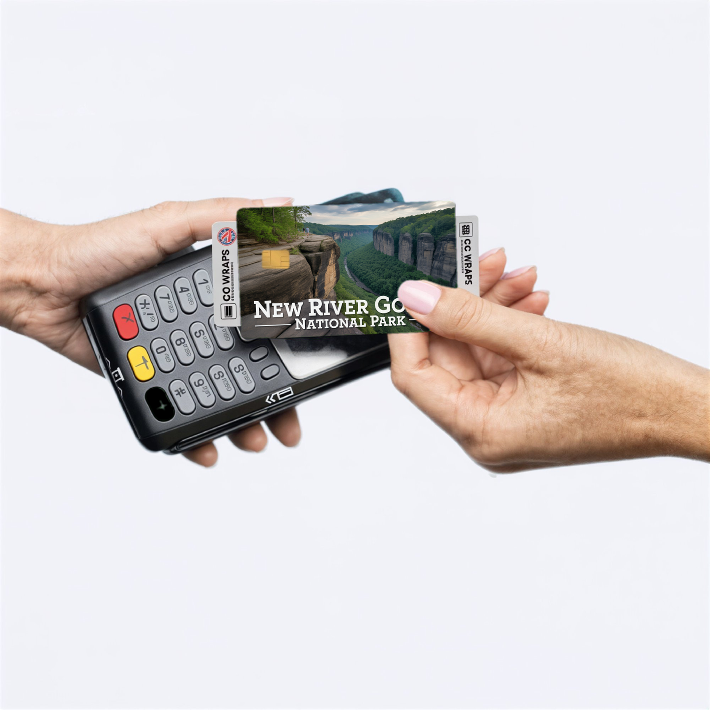 2PK New River Gorge National Park Credit Card Vinyl Skin Decal