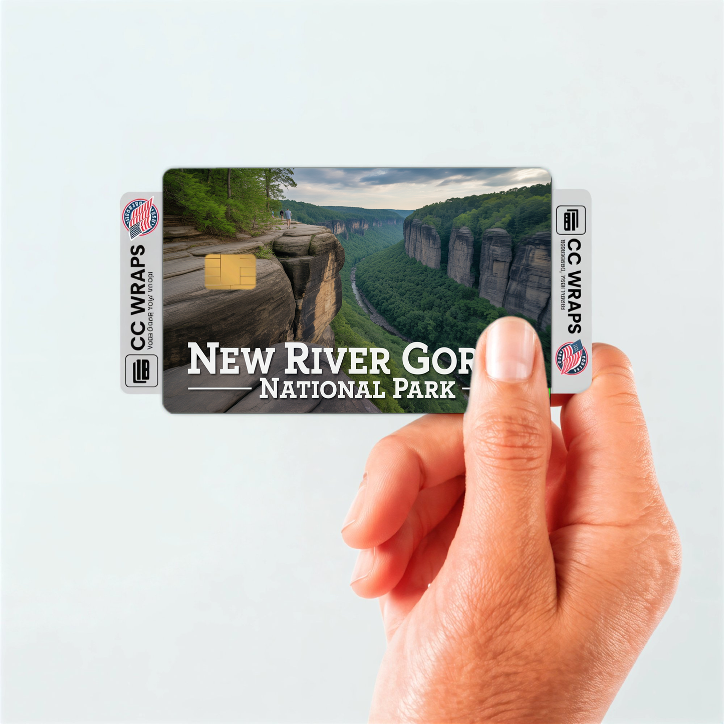 2PK New River Gorge National Park Credit Card Vinyl Skin Decal