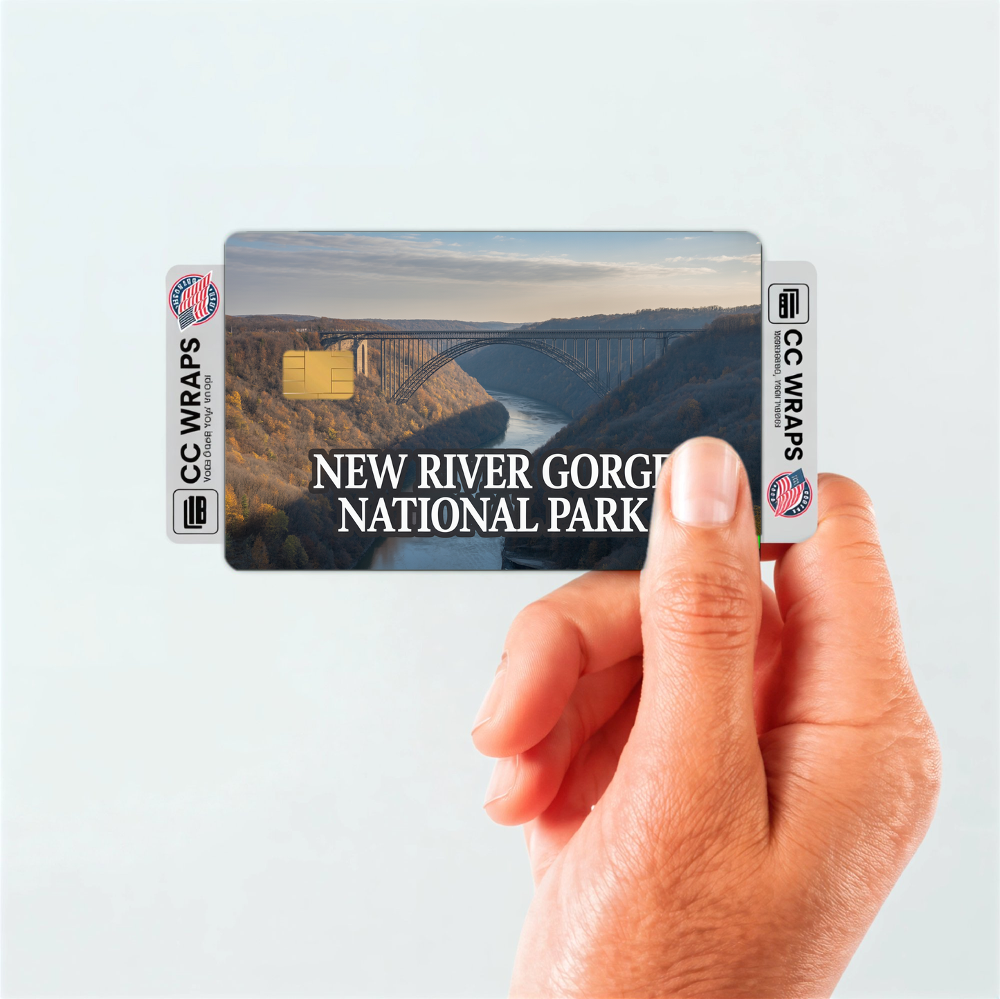 2PK New River Gorge National Park Credit Card Vinyl Skin Decal