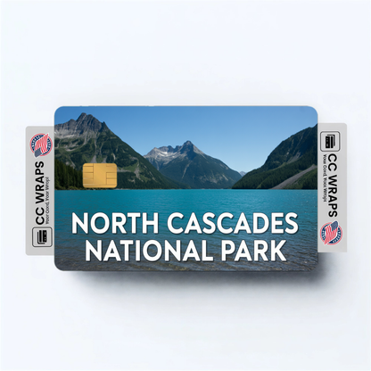 2PK North Cascades National Park Credit Card Vinyl Skin Decal