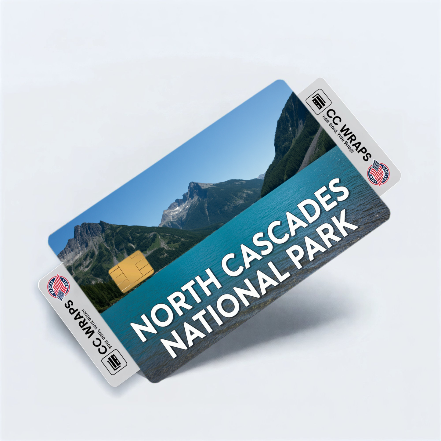 2PK North Cascades National Park Credit Card Vinyl Skin Decal