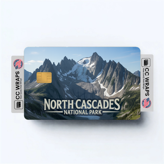 2PK North Cascades National Park Credit Card Vinyl Skin Decal