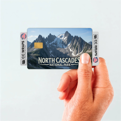 2PK North Cascades National Park Credit Card Vinyl Skin Decal