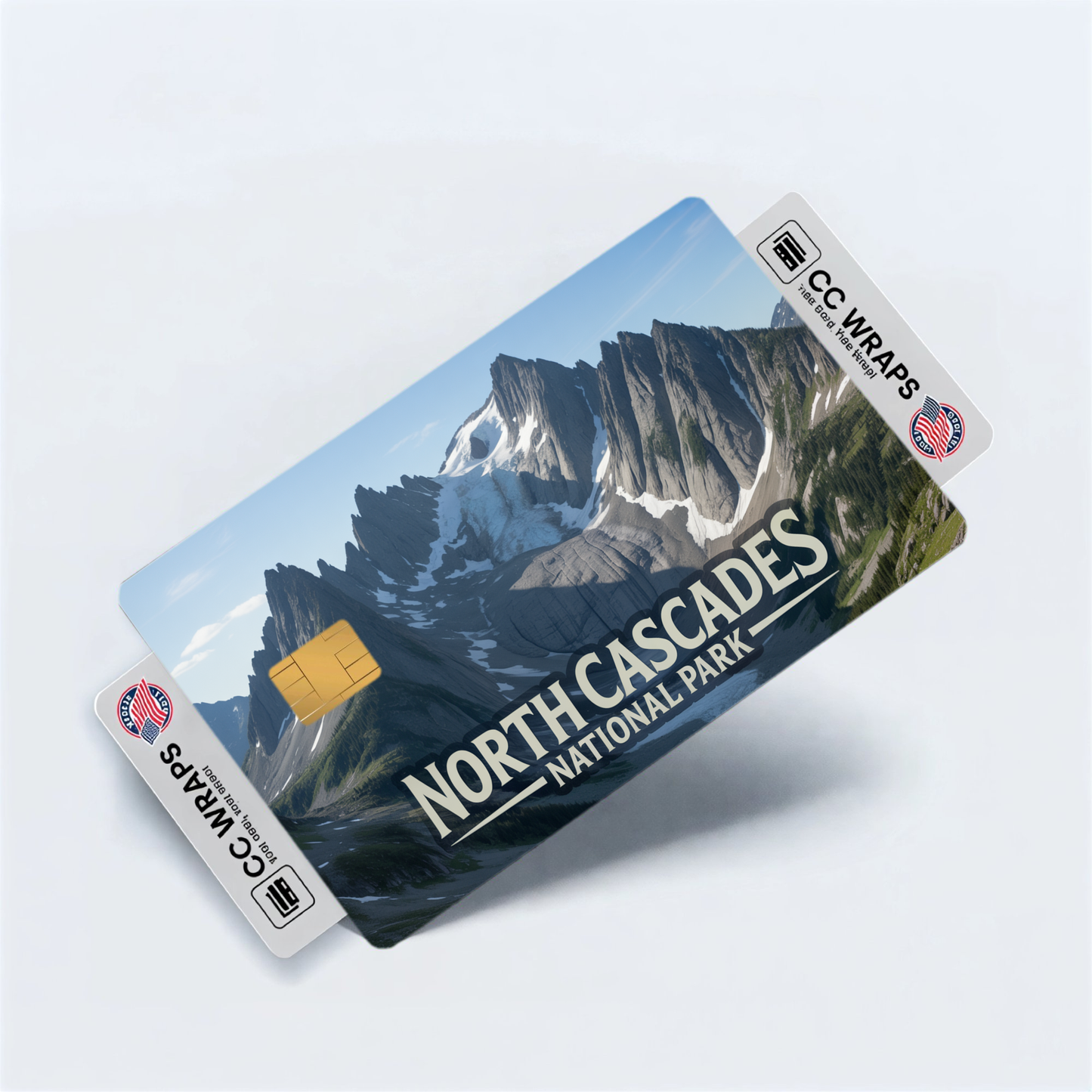 2PK North Cascades National Park Credit Card Vinyl Skin Decal