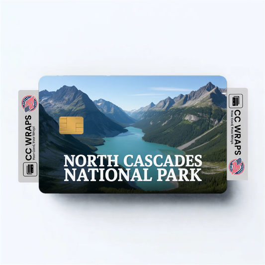 2PK North Cascades National Park Credit Card Vinyl Skin Decal