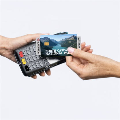 2PK North Cascades National Park Credit Card Vinyl Skin Decal