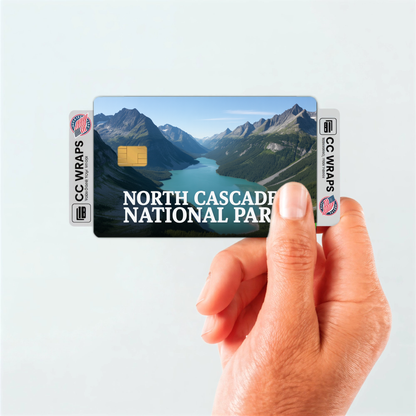 2PK North Cascades National Park Credit Card Vinyl Skin Decal