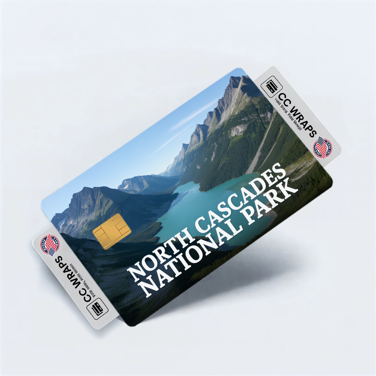 2PK North Cascades National Park Credit Card Vinyl Skin Decal