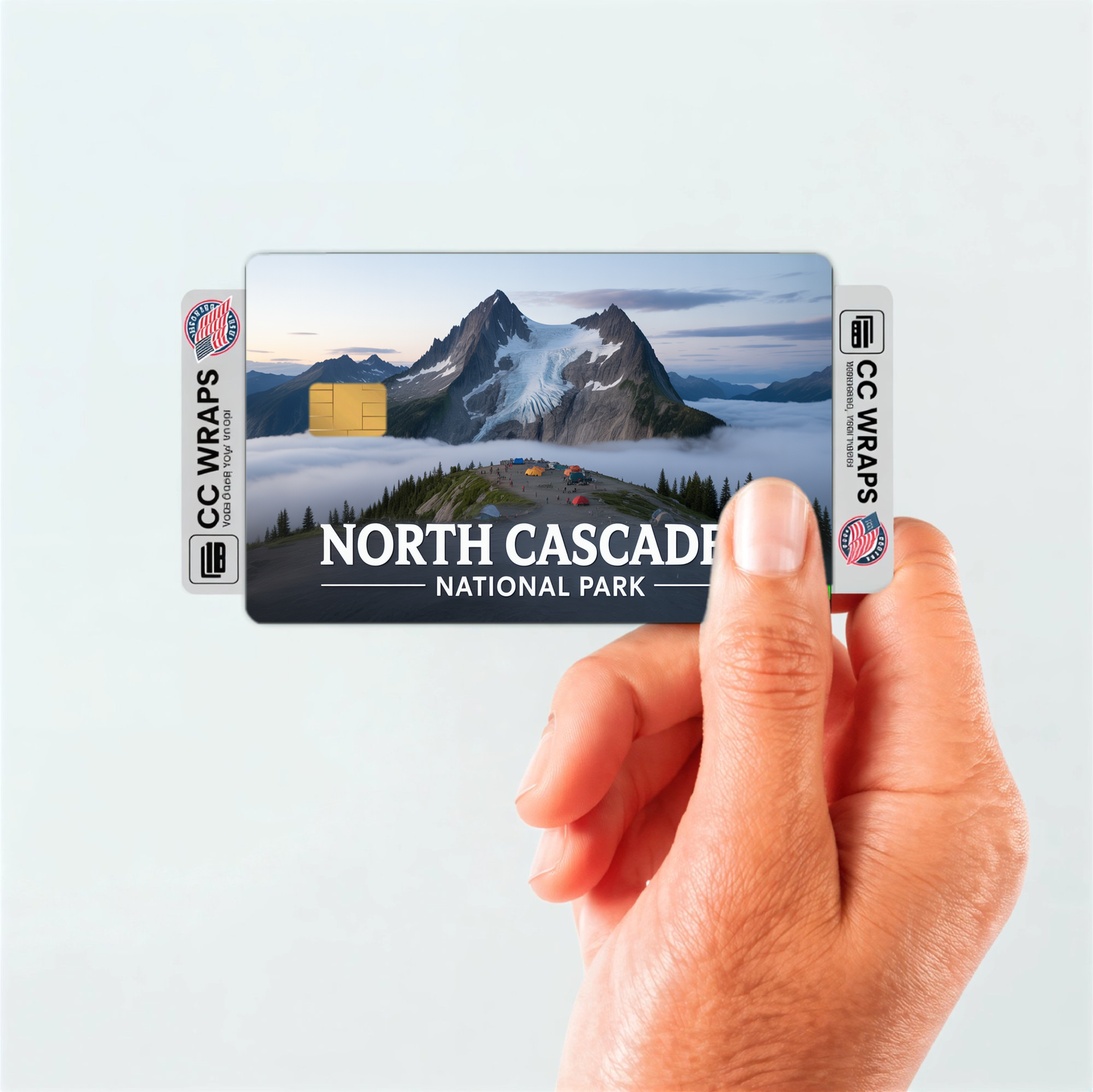 2PK North Cascades National Park Credit Card Vinyl Skin Decal