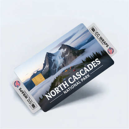 2PK North Cascades National Park Credit Card Vinyl Skin Decal