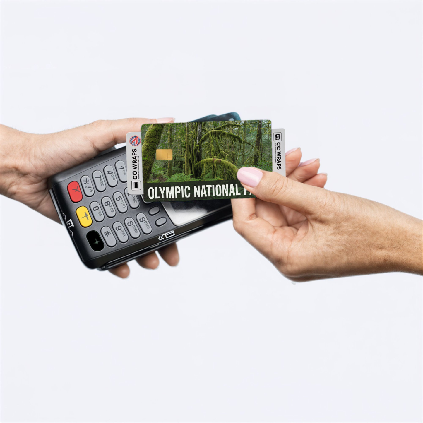 2PK Olympic National Park Credit Card Vinyl Skin Decal