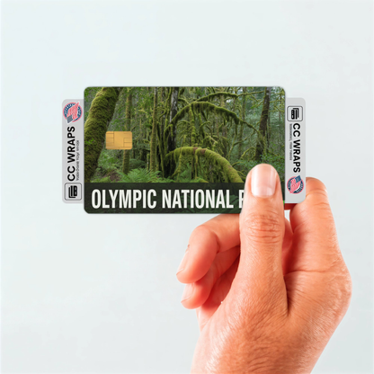 2PK Olympic National Park Credit Card Vinyl Skin Decal