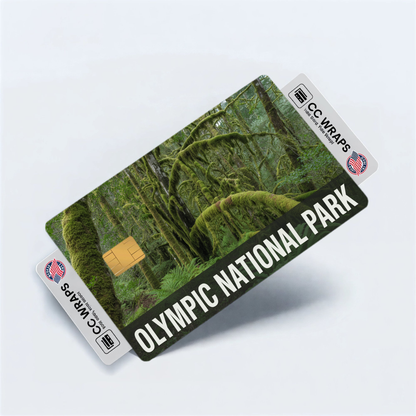 2PK Olympic National Park Credit Card Vinyl Skin Decal