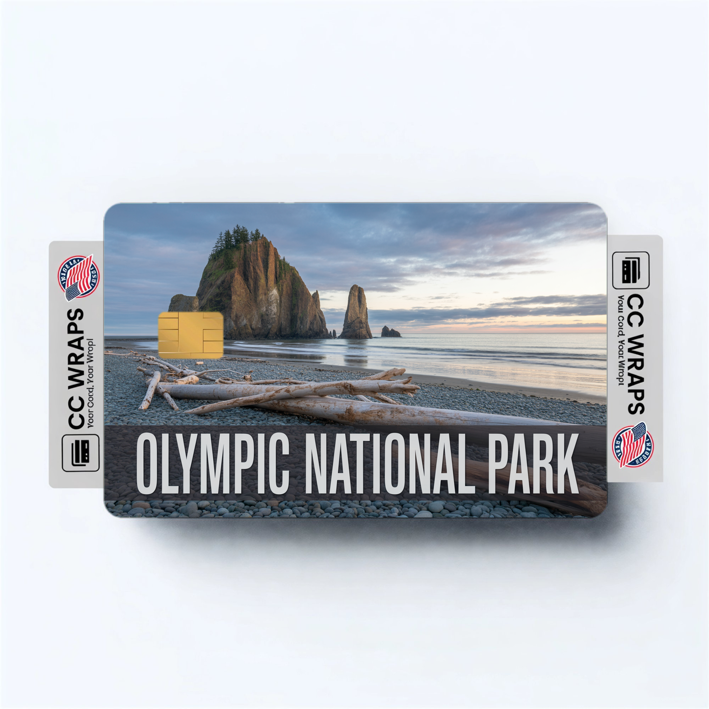 2PK Olympic National Park Credit Card Vinyl Skin Decal